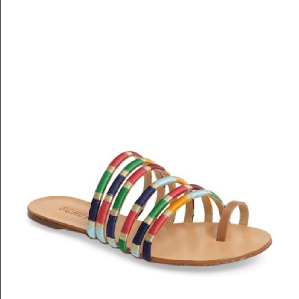 Schutz Carmem Strappy Slide Sandal